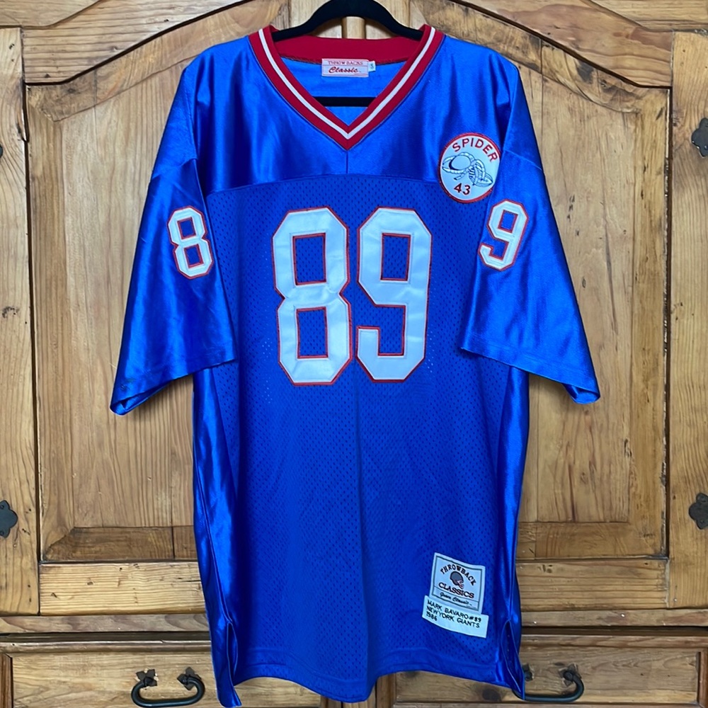 Throwback Classics NY Giants Mark Bavaro #89 Jersey